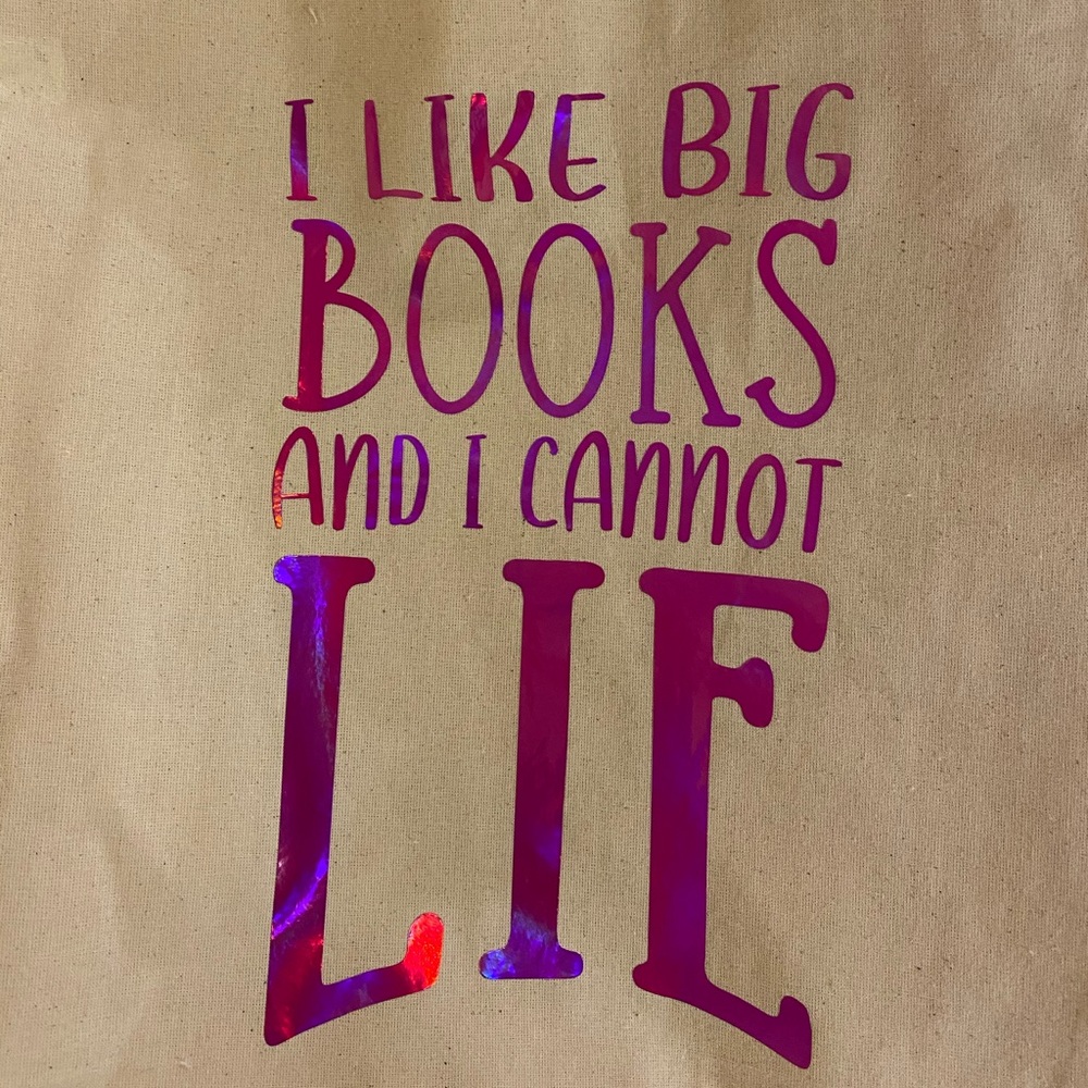 Book lover tote bag